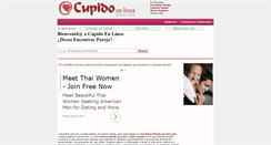Desktop Screenshot of cupidoenlinea.com